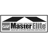 GAF Master Elite logo with "Factory Certified" and "Golden Pledge" for commercial roofing, storm restoration, and large-loss recovery.